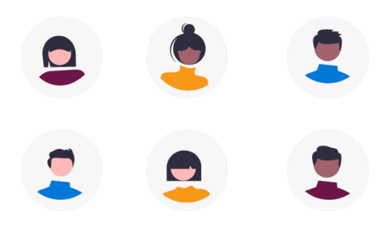 Illustratie Leden Zoeken Leden Half