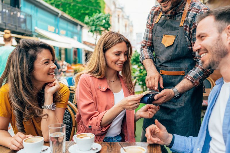 Mobiele pinautomaat voor de horeca - branche
