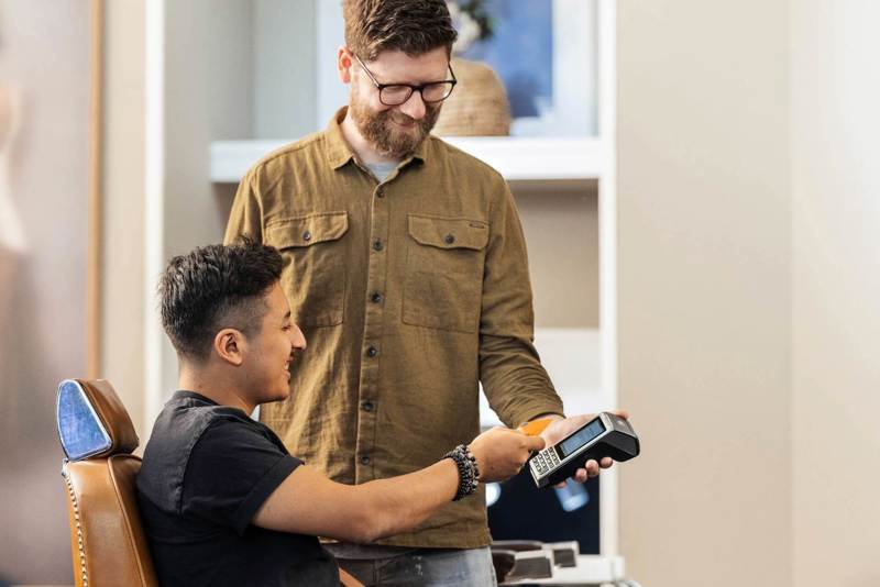 Mobiele pinautomaat voor de Kapper | Barbier - branche
